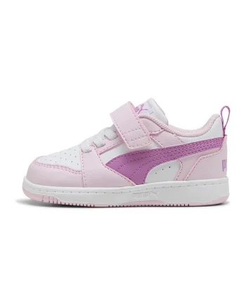Pantofi Rebound v6 de piele ecologica, Alb/Roz deschis