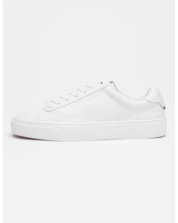 Pantofi sport Premium low-cut de piele, Alb optic
