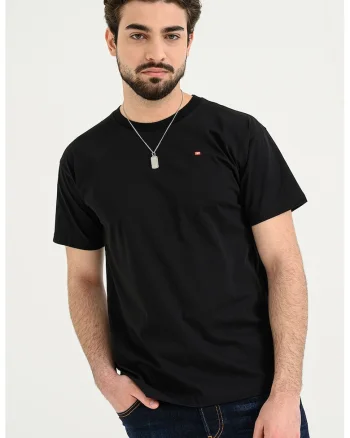 Tricou de bumbac Norm, Gri antracit