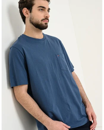 Tricou de bumbac Essential, Albastru prafuit