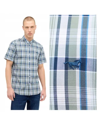 Camasa Barbati,  Baltimore Sommer Check, Regular Fit, Maneci Scwqfwdurti, Cu Nasturi, Design Clasic, Bumbac, Multicolor, Multicolor