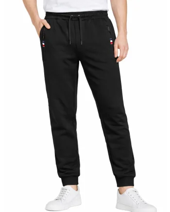 Pantaloni de trening cu buzunare cu fermoar