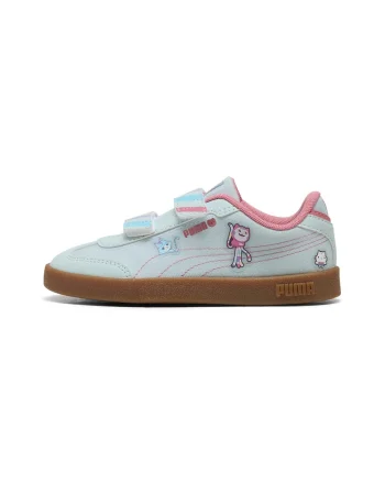 Pantofi sport Club II Era GABBY'S DOLLHOUSE din material textil cu velcro, Galben pal/Albastru glaciar/Roz