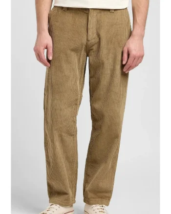 Pantaloni chino barbati  talie inalta, bumbac, bej