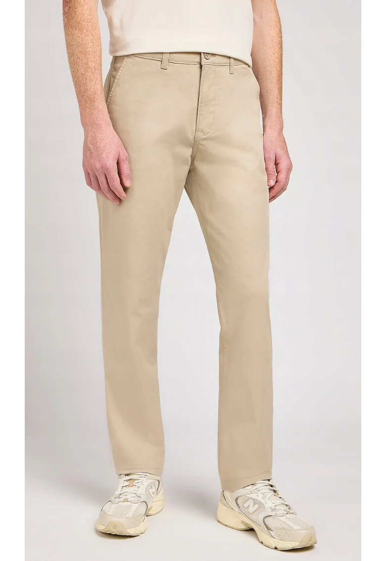 Pantaloni barbati,  Chino, bumbac/elastan, bej