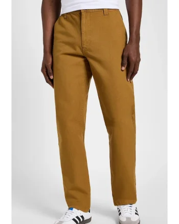 Pantaloni barbati,  croiala lejera, bumbac reciclat, bej