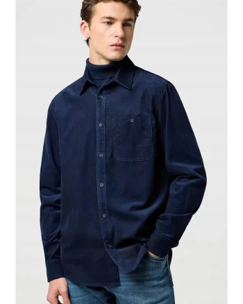 Camasa barbati,  regular fit, bleumarin, bumbac