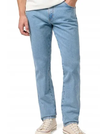 Blugi barbati  Texas Slim, albastru, elasticitate suplimentara, colectia We Care,