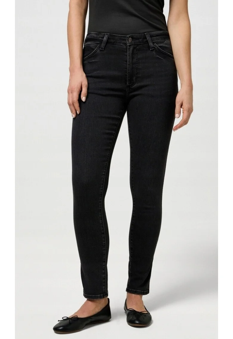 Blugi dama,  Sienna, skinny, negru, bumbac/poliester