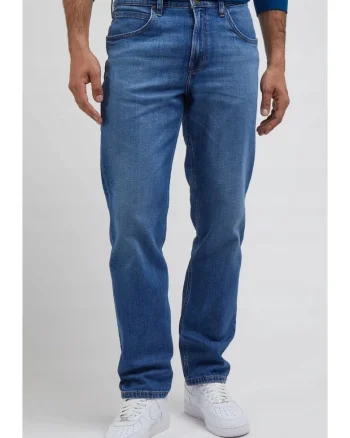 Blugi barbatesti  Brooklyn, regular fit, albastru, bumbac cu elastan,
