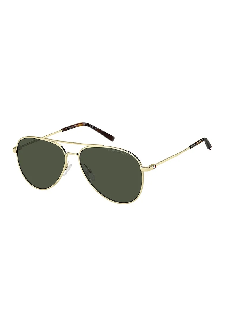 Ochelari de soare aviator, Auriu/Maro
