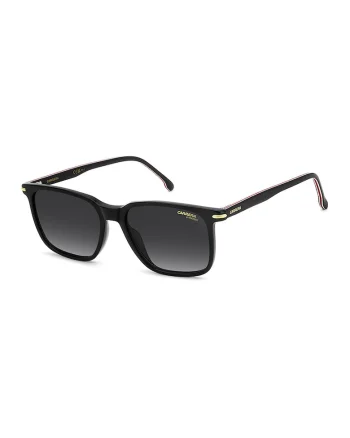 Ochelari de soare cu lentile patrate, Negru