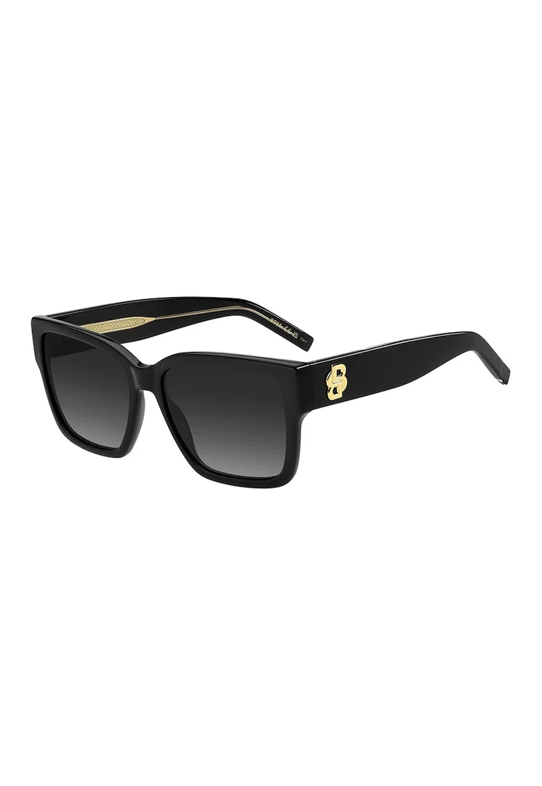 Ochelari de soare cu lentile in degrade, Auriu/Negru