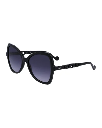 Ochelari de soare butterfly cu lentile in degrade, Negru