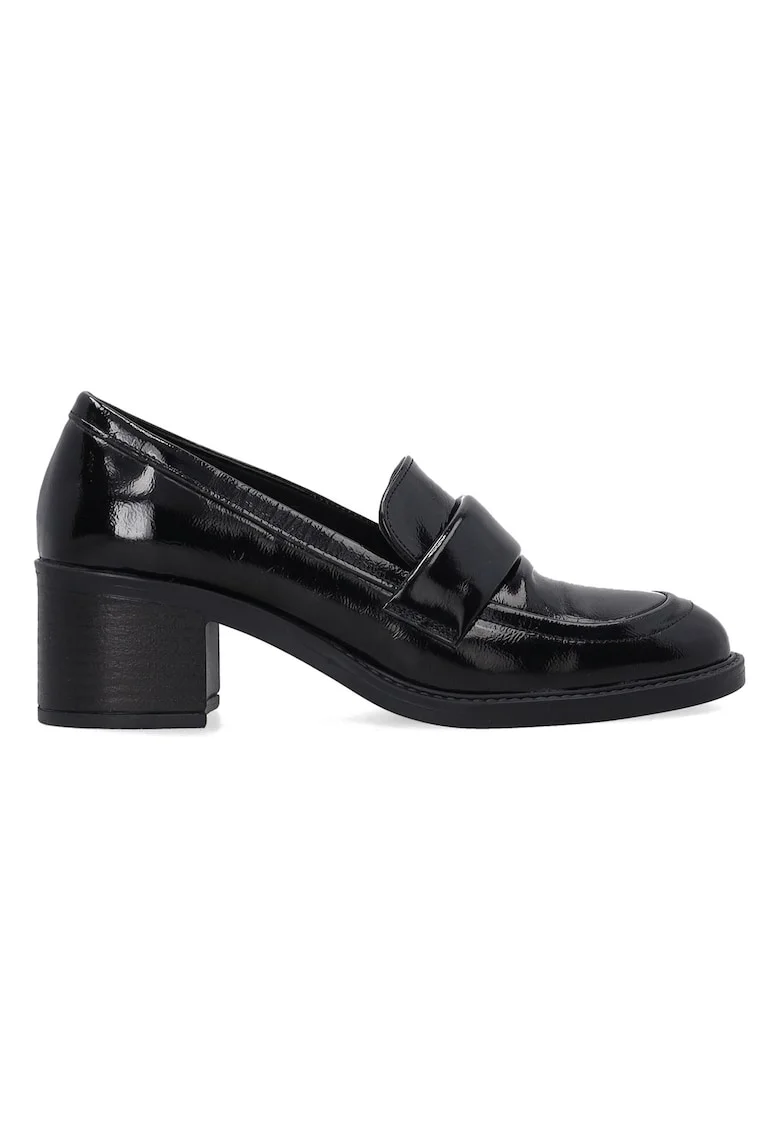 Pantofi loafer cu toc masiv