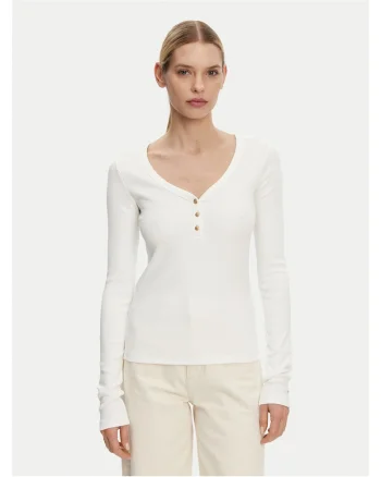 Bluza dama  alb, din material de calitate