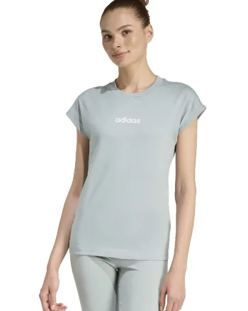 Tricou de bumbac cu decolteu rotund Essentials, Alb/Gri deschis