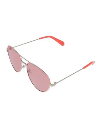 Ochelari de soare aviator cu lentile polarizate, Argintiu/Negru,fwqdwq, Portocaliu mandarina/Argintiu