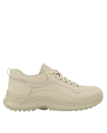 Pantofi sport, dama,  N503 crem, piele naturala Crem, Piele naturala, Crem