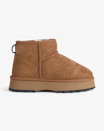 Emu Australia cizme de zăpadă din piele întoarsă Sharky Micro Flatform