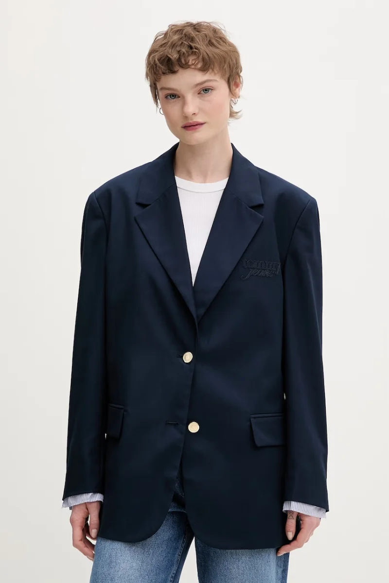 Tommy Jeans sacou cu un singur rând de nasturi pentru femei