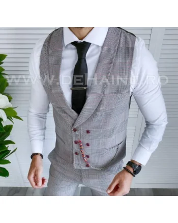 Vesta barbati eleganta slim fit 11931 P18-3.1