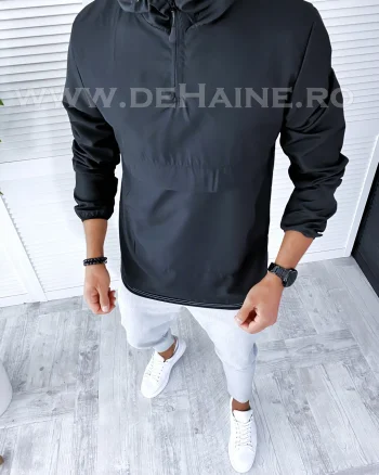 Jacheta barbati de toamna neagra din fas subtire B2370 O1-4.3