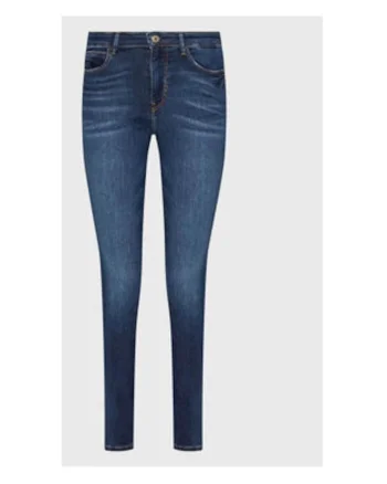 Blugi skinny cu talie inalta 0000300970072