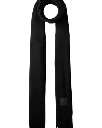 Fular cu logo, Negru