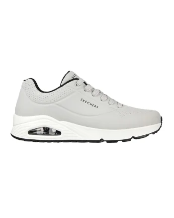 Pantofi sport de piele ecologica Uno Stand On Air, Gri