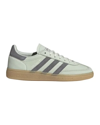Pantofi din piele nabuc si piele intoarsa pentru handbal Spezial, Verde inchis/Verde deschis