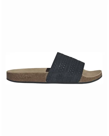 Papuci de piele intoarsa Adilette RS, Negru