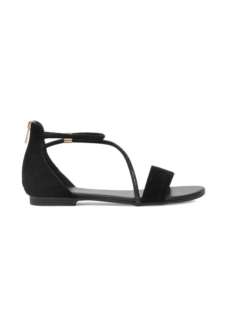 Sandale dama  Textil, Negru, Negru