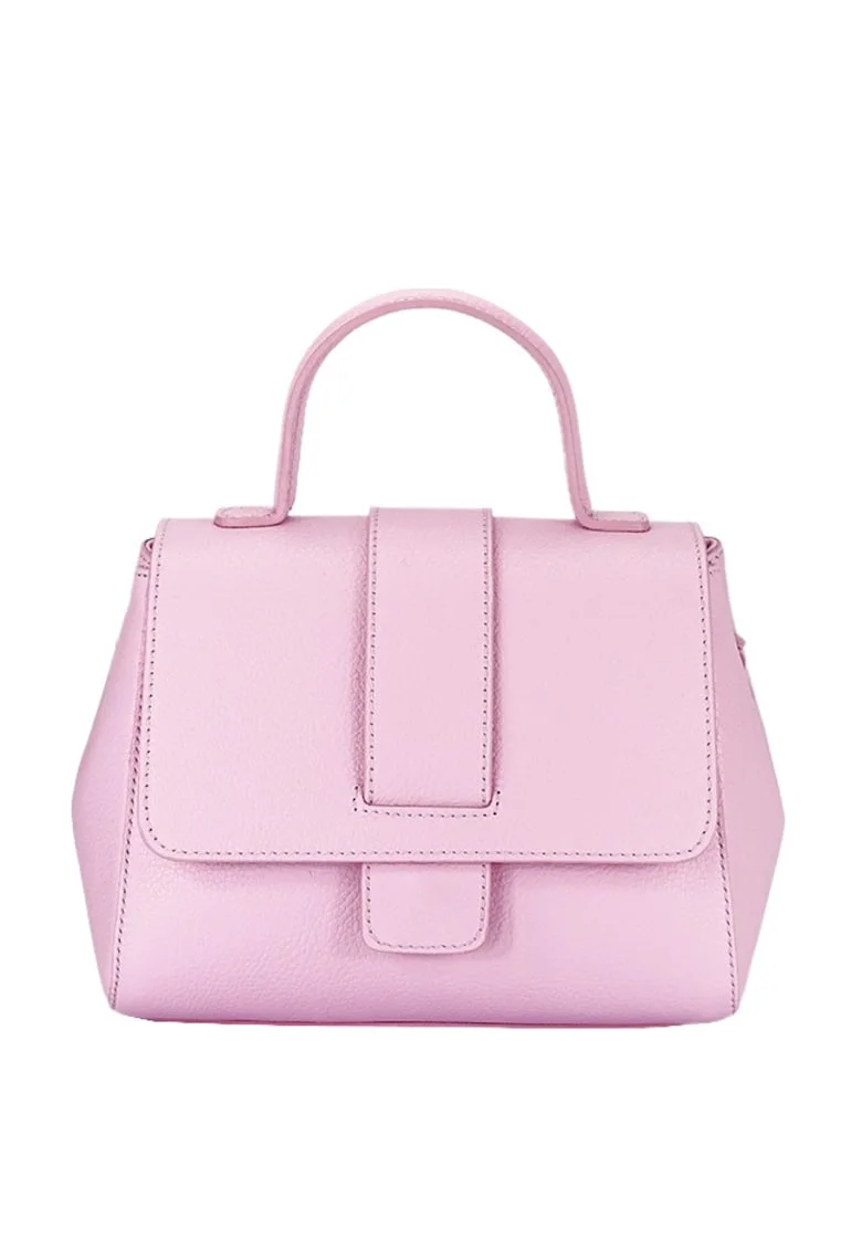 Geanta barbie roz din piele naturala 1047 123 19924, Roz