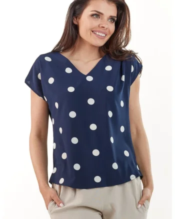 Bluza model 117538, Albastru inchis