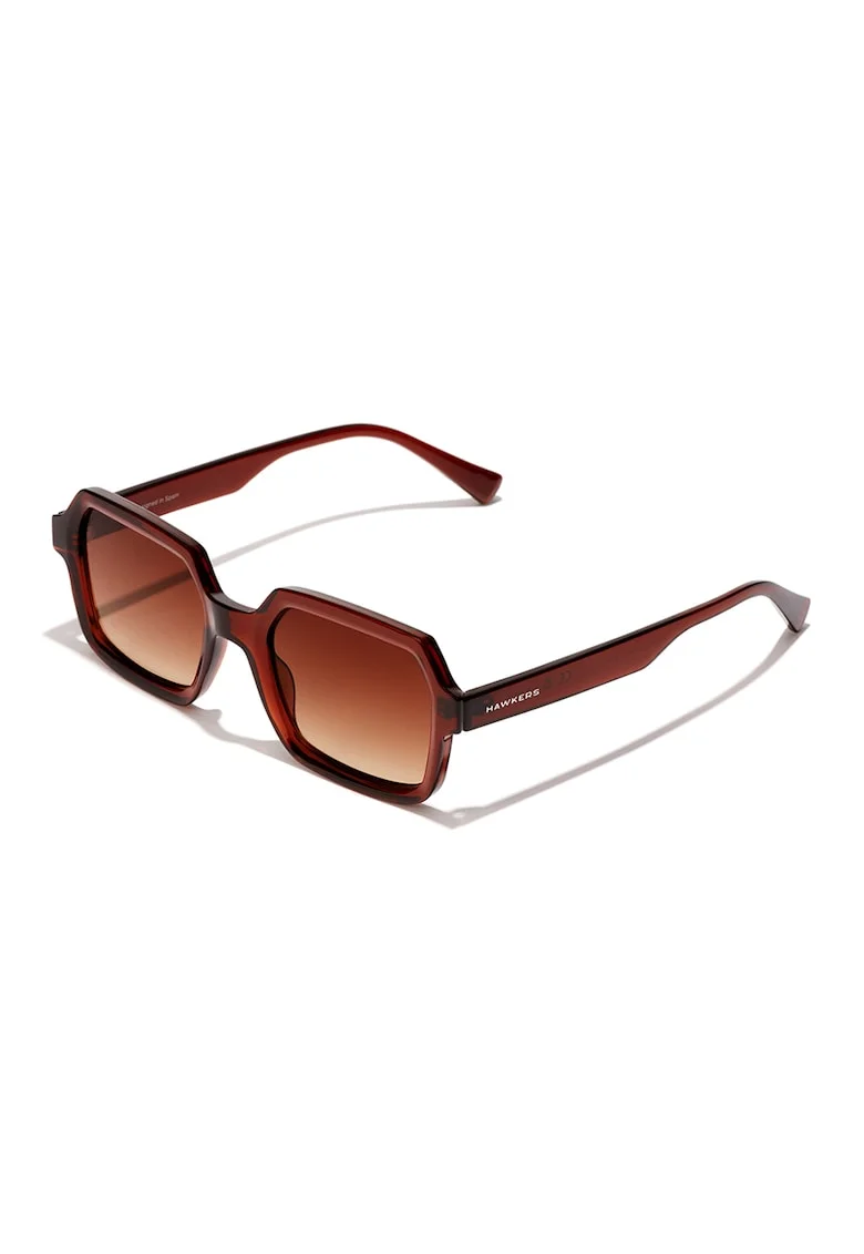 Ochelari de soare patrati cu lentile degrade, Caramel