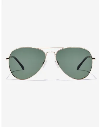 Ochelari de soare unisex aviator cu lentile polarizate, Auriu