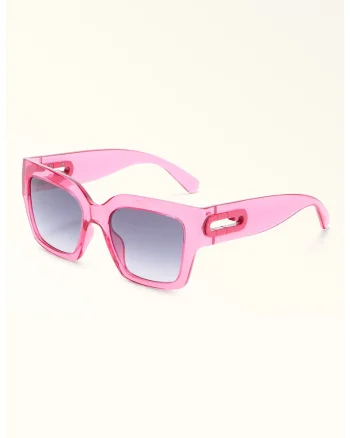 Ochelari de soare dreptunghiulari cu lentile degrade, Roz