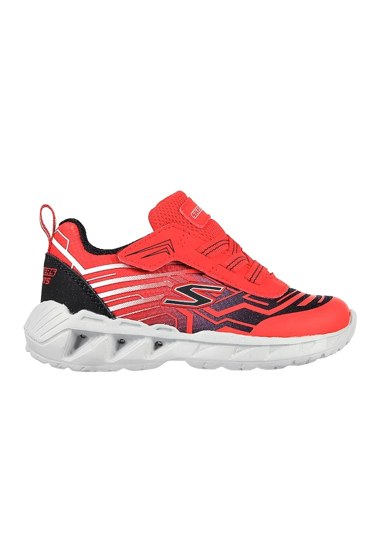 Pantofi sport cu detalii logo Magna Lights, Rosu/Alb/Negru