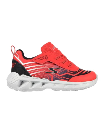 Pantofi sport cu detalii logo Magna Lights, Rosu/Alb/Negru