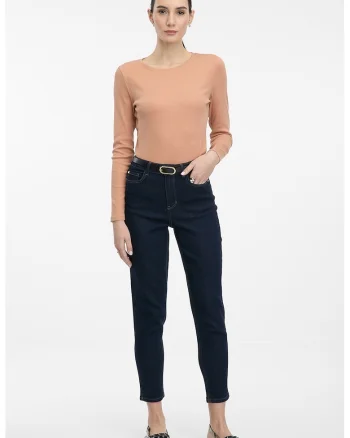 Blugi crop skinny, Albastru ultramarin