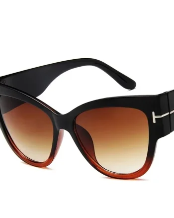 Ochelari de soare pentru femei, SG095, Negru/Maro