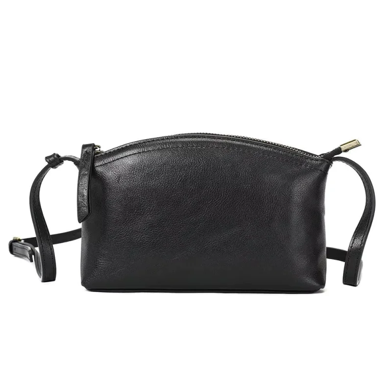Geanta de dama, Katy GT3824, piele naturala, Negru
