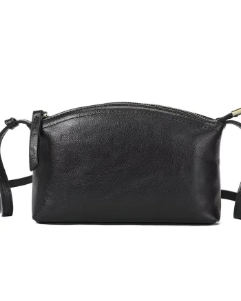 Geanta de dama, Katy GT3824, piele naturala, Negru