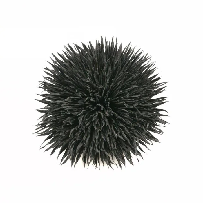 Brosa dama floare volumetrica bej neagra