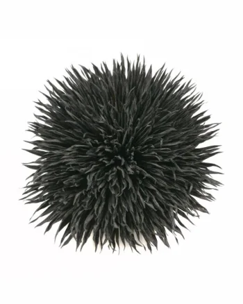 Brosa dama floare volumetrica bej neagra
