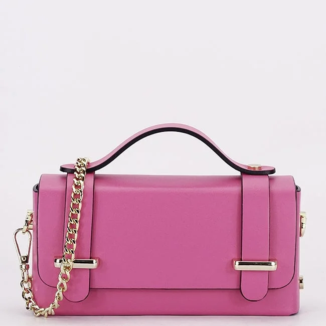 Geanta mica fuchsia din piele naturala 1870 06