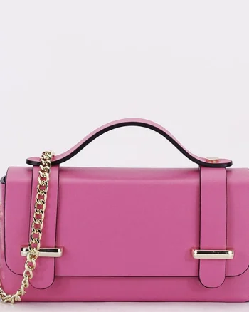 Geanta mica fuchsia din piele naturala 1870 06