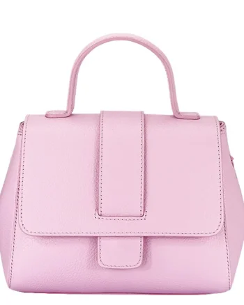Geanta barbie roz din piele naturala 1047 123