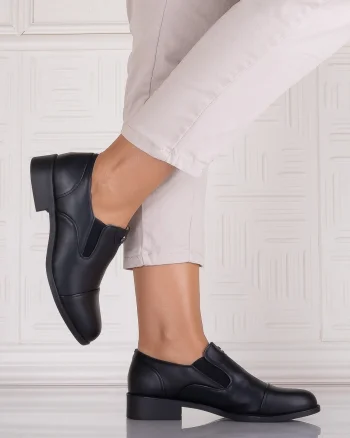 Pantofi casual Negrii dama din Piele Ecologica Olsada